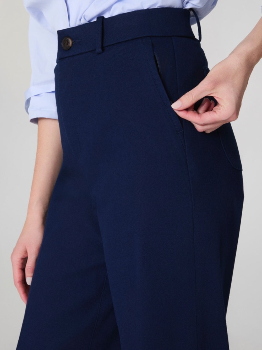 Spanx SPANXsupersmooth Stretch Twill Wide Leg Pant Small - Picture 5 of 16